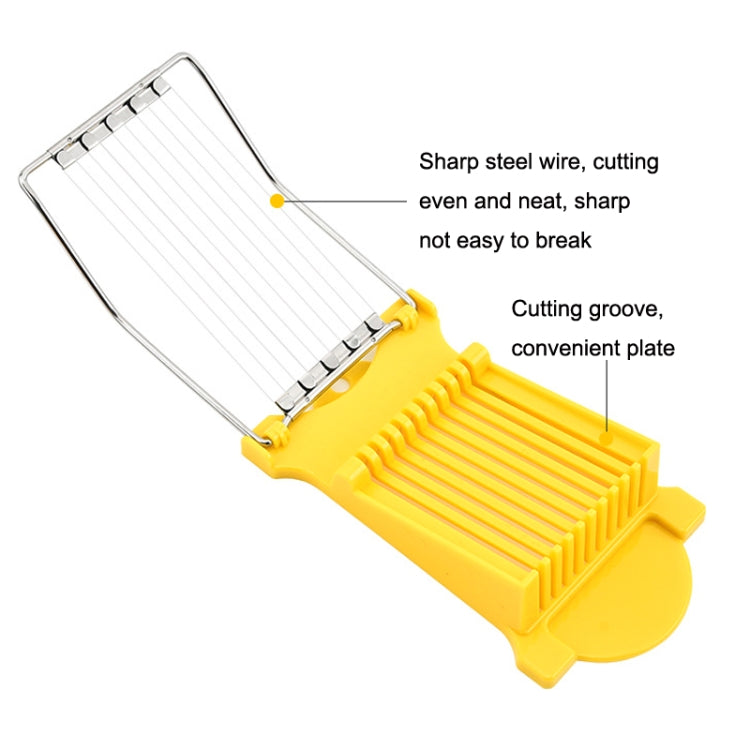 JA-958 Lunch Meat Ham Slicer Household Fruit Cutter Banana Sliced Kitchen Egg Cutter, JA-958 Ham Slicer (White), JA-958 Ham Slicer (Yellow)