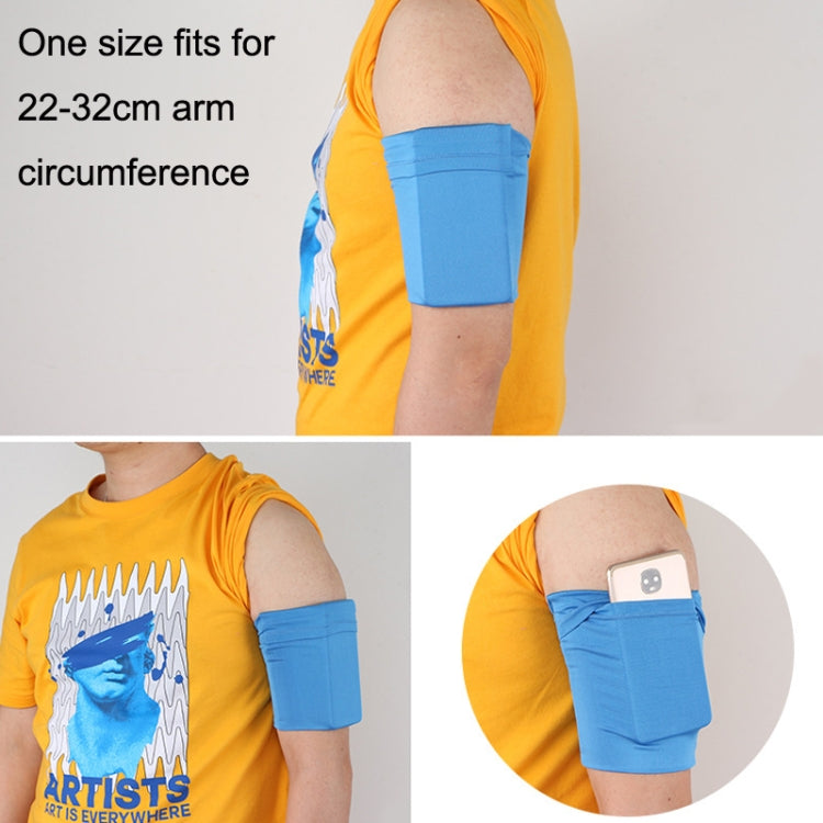 2PCS Sports Phone Armband Running Gym Elastic Mobile Holder Fitness Arm Bag