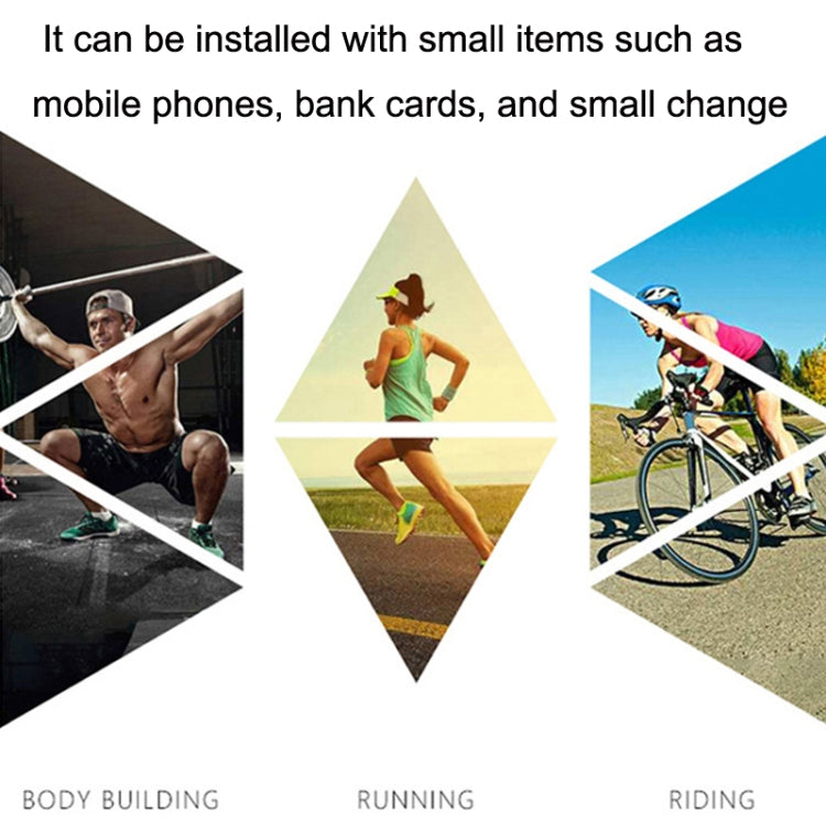 2PCS Sports Phone Armband Running Gym Elastic Mobile Holder Fitness Arm Bag