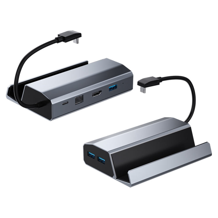 HBC065 6 In 1 For Steam Deck Expansion Dock Base HDMI HD 4K/60Hz Output