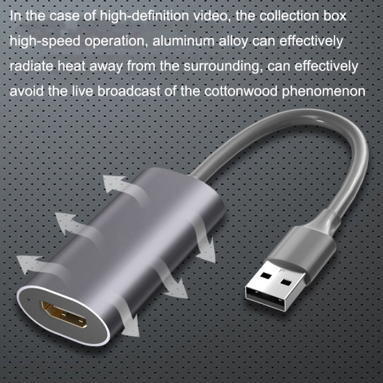 HD31 HDMI-zu-USB 2.0 High-Definition-Game-Live-Recording 4K mit Kabel-Collector