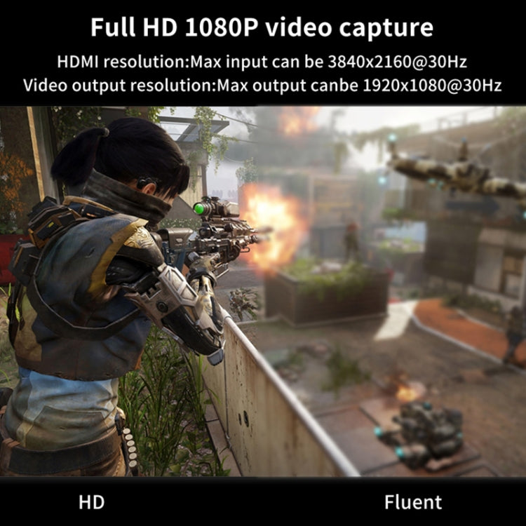 HD31 HDMI-zu-USB 2.0 High-Definition-Game-Live-Recording 4K mit Kabel-Collector
