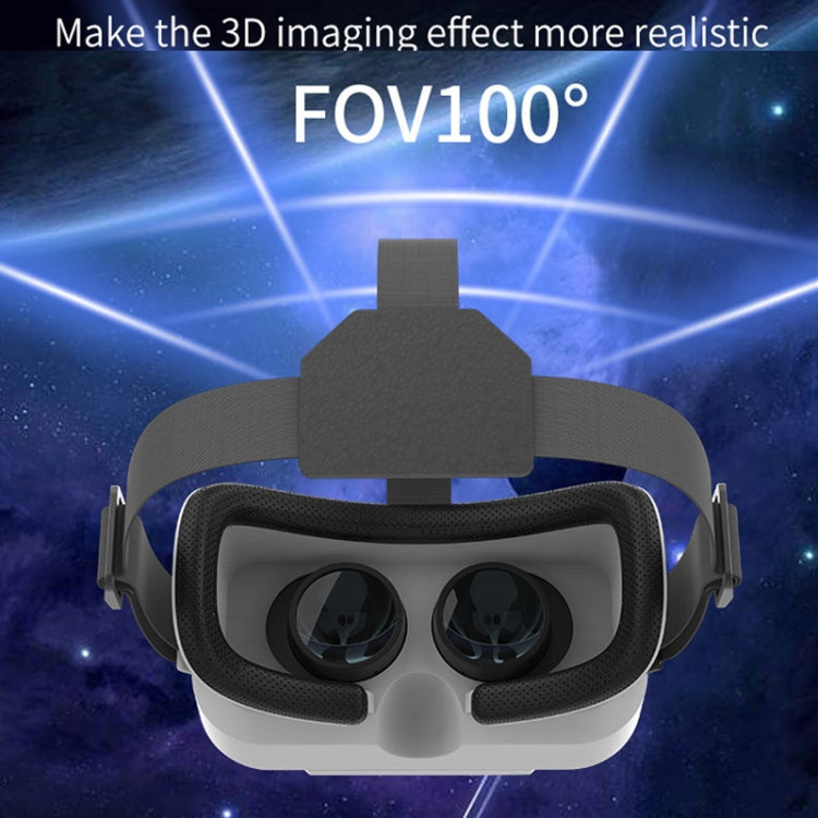 VRSHINECON G12 VR Glasses 3D Movie All In One Game Machine Immersive Virtual Reality Glasses(White)
