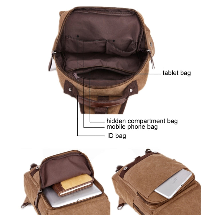 Outdoor Travel Messenger Canvas Chest Bag, Color: Gray