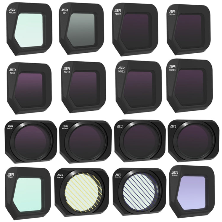 JSR JSR-1008 For DJI Mavic 3 Classic Youth Edition Drone Filter, Style:, MCUV, CPL, ND8, ND16, ND32, ND64, ND256, ND1000, ND8PL, ND16PL, ND32PL, ND64PL, Night, Star, Gold Drawing, Blue Drawing, CPL+ND8+ND16, ND8+ND16+ND32+ND64, ND8PL+ND16PL+ND32PL+ND64...