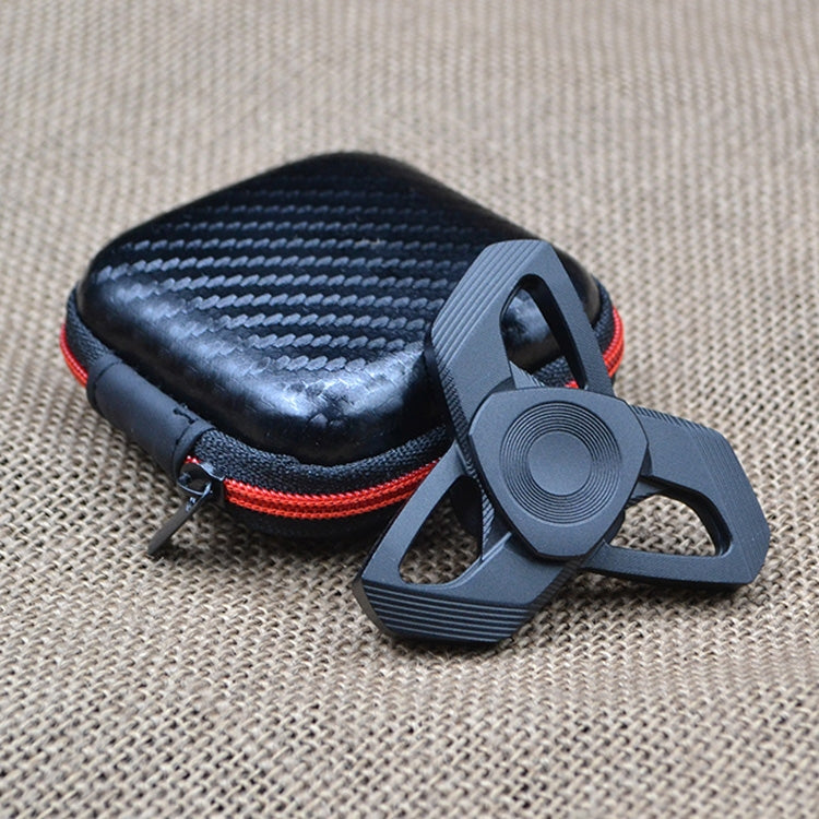 CKFSL Fingertip Gyroskop EDC Hand Spinner Metall Stressabbau Spielzeug, CKFSL(Schwarz), CKFSL(Blaue Punkte)