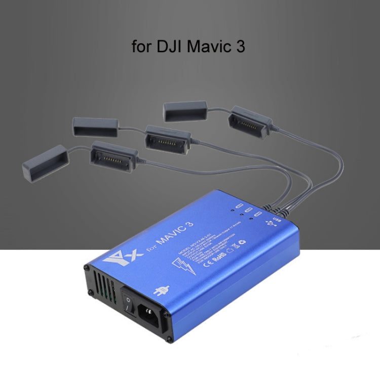 for DJI Mavic 3 YX 1 to 5 Charger With Switch