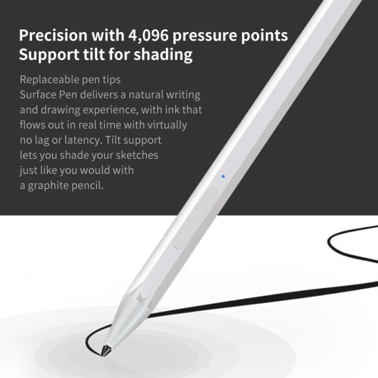For Lenovo Tab P11 Pro Rechargeable 11.5 Inch TB-J706F Pressure Touch Pen(Black)