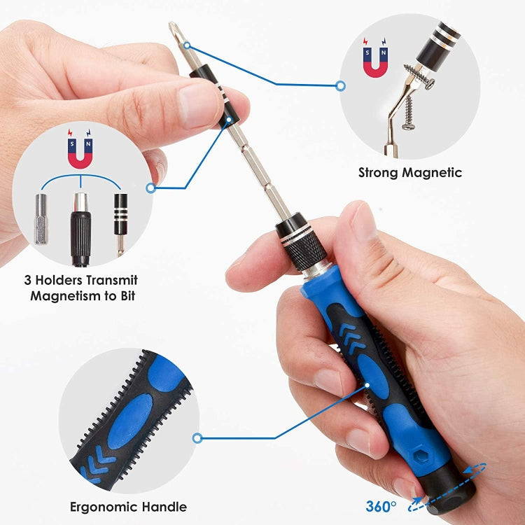142-in-1 Präzisionsschraubendreher-Set Magnetisches Schraubendreher-Bit-Kit für PC-Handy-Reparaturwerkzeug