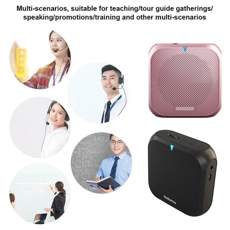 Rolton K400 Mini-Lautsprecher Megafon Sprachverstärker, unterstützt UKW-Radio, TF-Karte, MP3, K400