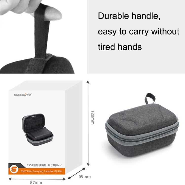 Sunnylife B557 Tragbare Schutzbox Aufbewahrungstasche für DJI MIC Wireless-Mikrofon, für DJI MIC