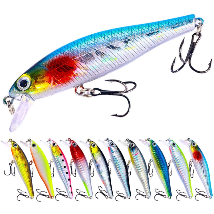 HENGJIA MI160 8.8cm 9g Floating Water Minno artificial bait, 1, 2, 3, 4, 5, 6, 7, 8, 9, 10, 10 Colors, 10 Color Boxed