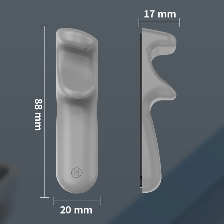 Tablet Stand Silicone Handle Grip Portable Tablet PC Gaming Auxiliary Finger(Gray)