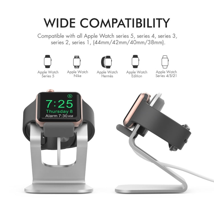 AhaStyle ST03 For Apple Watch Series Aluminum Alloy Stand Base(Black)