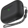 AhaStyle PT187 Silikon-Schutzhülle aus einem Stück mit Trageband für AirPods Pro 2