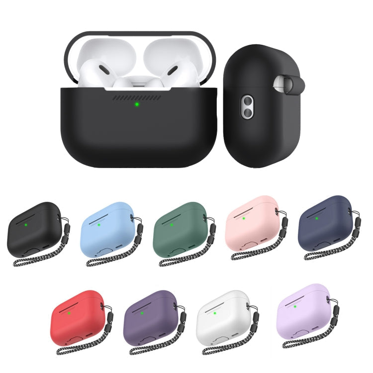 AhaStyle PT187 Silikon-Schutzhülle aus einem Stück mit Trageband für AirPods Pro 2