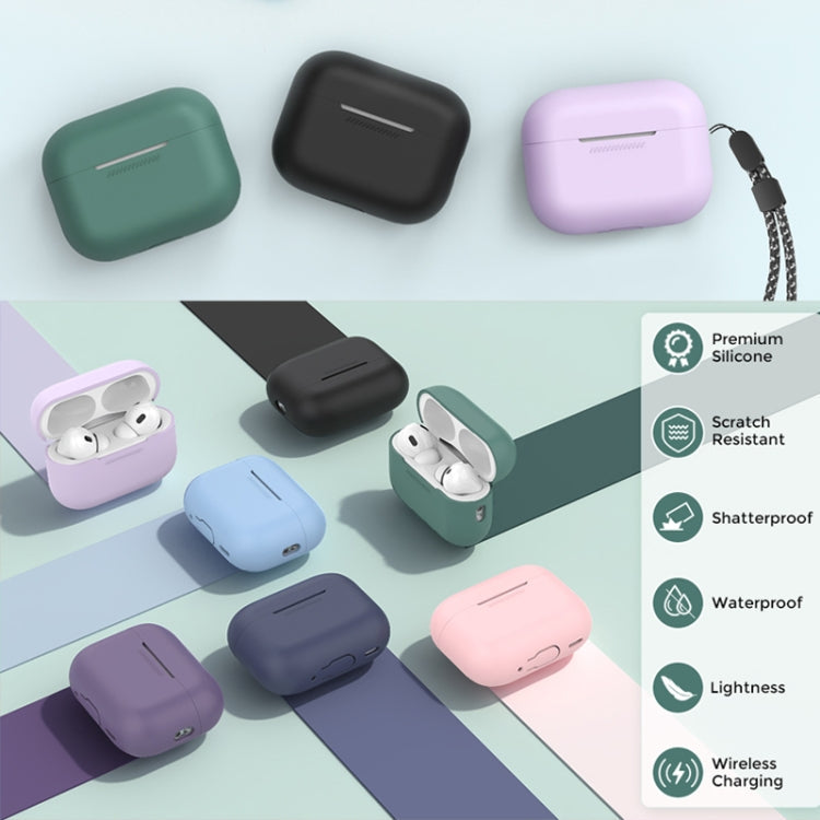 AhaStyle PT187 Silikon-Schutzhülle aus einem Stück mit Trageband für AirPods Pro 2