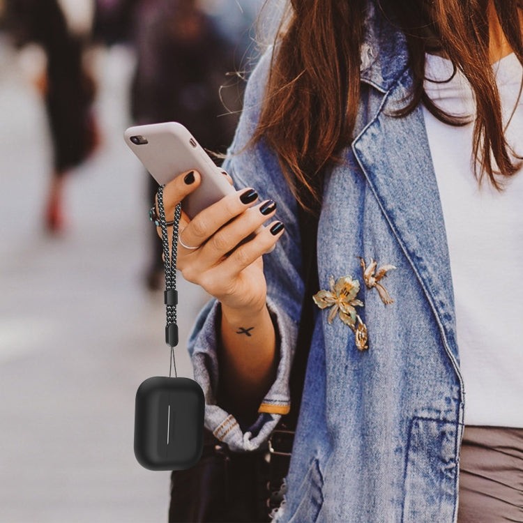 AhaStyle PT187 Silikon-Schutzhülle aus einem Stück mit Trageband für AirPods Pro 2
