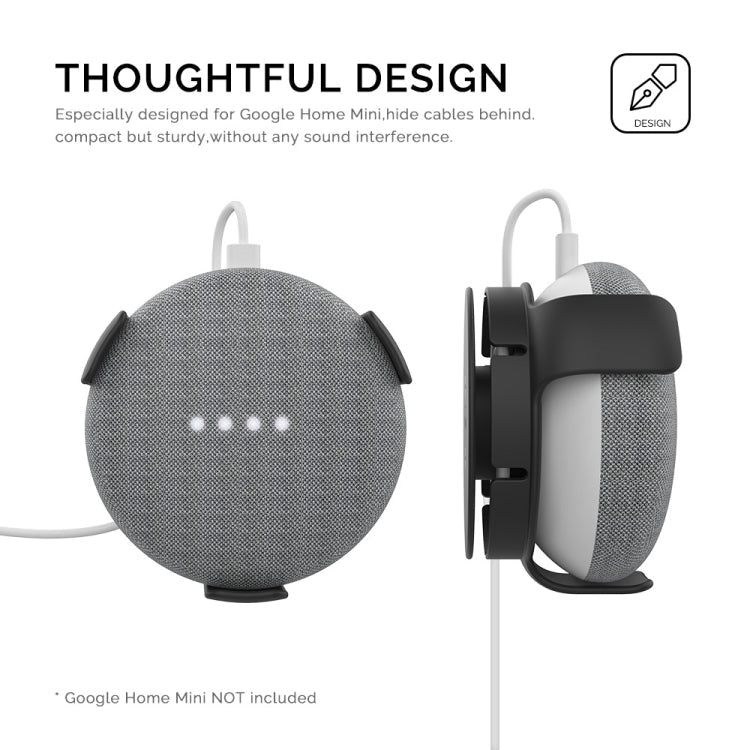AhaStyle PT62 Wandhalterung Smart Speaker Halterung, für Amazon Echo Dot 3 Schwarz, für Amazon Echo Dot 3 Weiß, für Google Home Mini Schwarz, für Google Home Mini Weiß