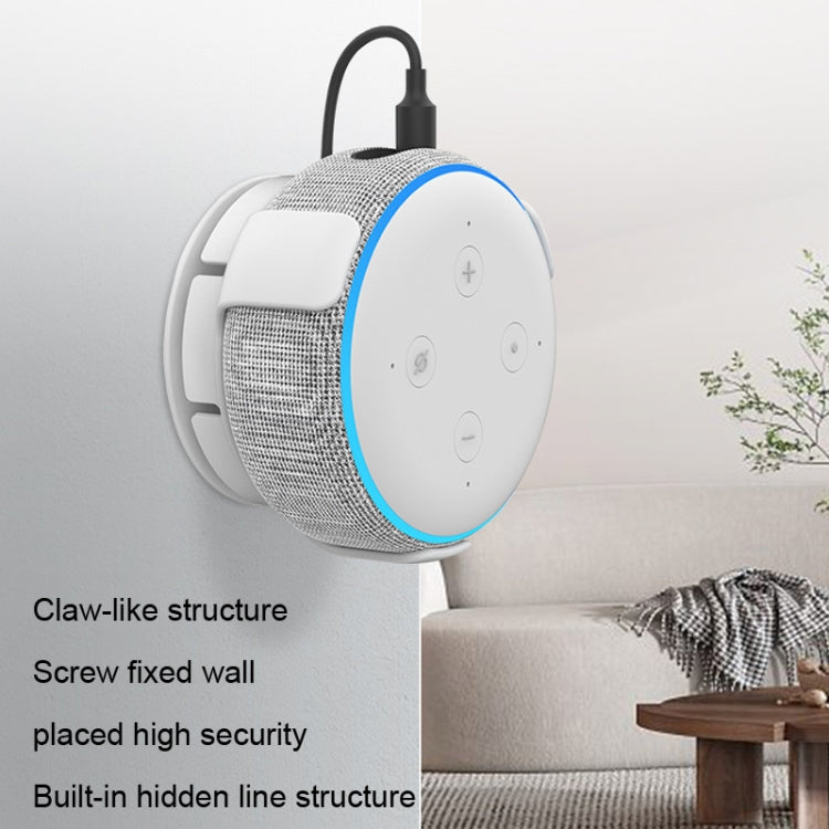 AhaStyle PT62 Wandhalterung Smart Speaker Halterung, für Amazon Echo Dot 3 Schwarz, für Amazon Echo Dot 3 Weiß, für Google Home Mini Schwarz, für Google Home Mini Weiß