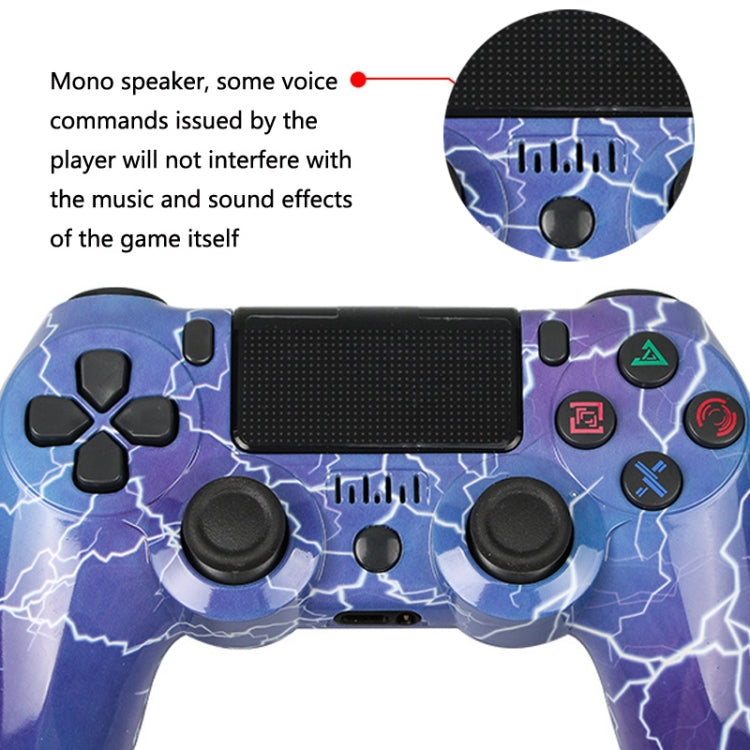 PS4 Wireless Bluetooth Game Controller with Light Strip & Dual Vibration