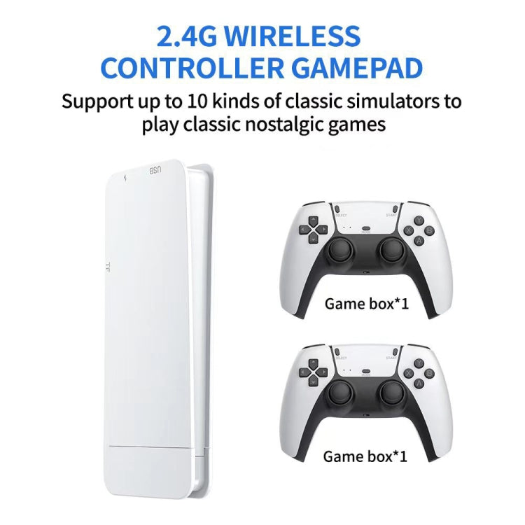 M15 HDMI HD 4K TV Dual Handle Game Console 128G 30000 Games