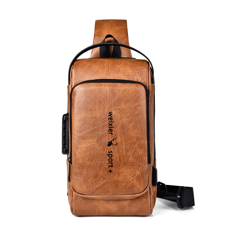 WEIXIER X318 Umhängetasche für Herren, wasserdichter Anti-Diebstahl-Rucksack, klein