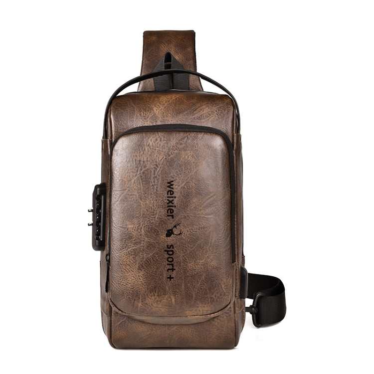 WEIXIER X318 Umhängetasche für Herren, wasserdichter Anti-Diebstahl-Rucksack, klein