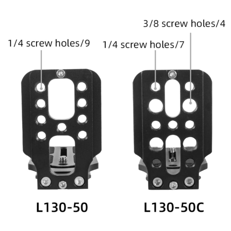 BEXIN  L130-50C Camera Quick Release Plate L-shaped Vertical Board, L130-50C