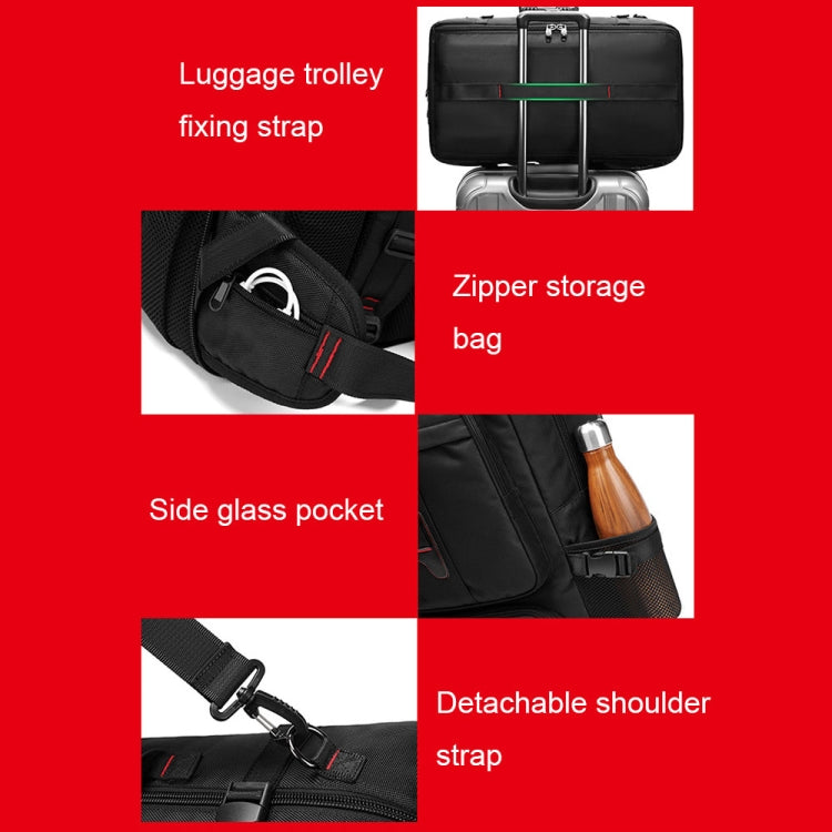 Multifunctional Large-capacity Waterproof Outdoor Mountaineering Backpack with USB Port