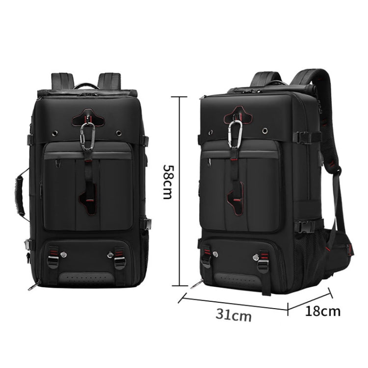 Multifunctional Large-capacity Waterproof Outdoor Mountaineering Backpack with USB Port