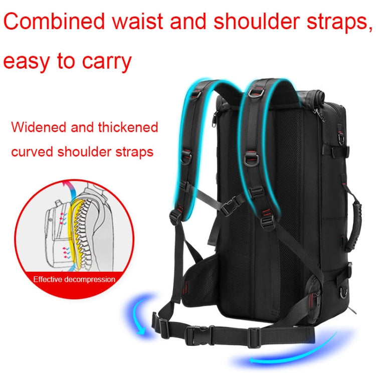 Multifunctional Large-capacity Waterproof Outdoor Mountaineering Backpack with USB Port