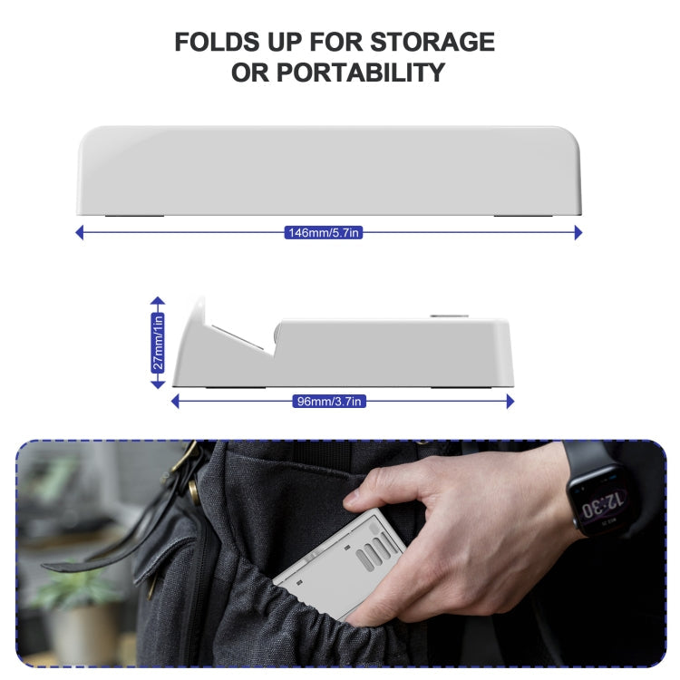Adjustable Stand for ASUS ROG Ally, Steam Deck & Switch – 3-Angle Foldable Holder