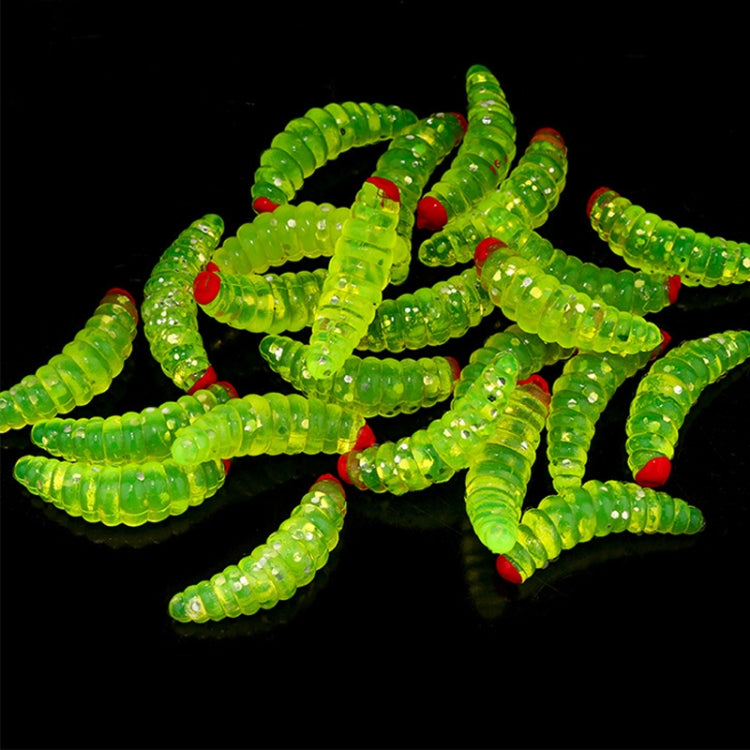 100pcs Red Headed Bread Worm Suite Bait, 100pcs