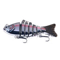 HENGJIA 10cm 24g Bionic Multi-Section Fish Bait Plastic Electroplating Bait, JM060 (5), JM060 (6), JM060 (1), JM060 (2), JM060 (3), JM060 (4)