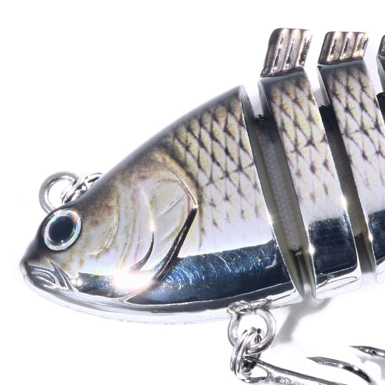HENGJIA 10cm 24g Bionic Multi-Section Fish Bait Plastic Electroplating Bait, JM060 (5), JM060 (6), JM060 (1), JM060 (2), JM060 (3), JM060 (4)