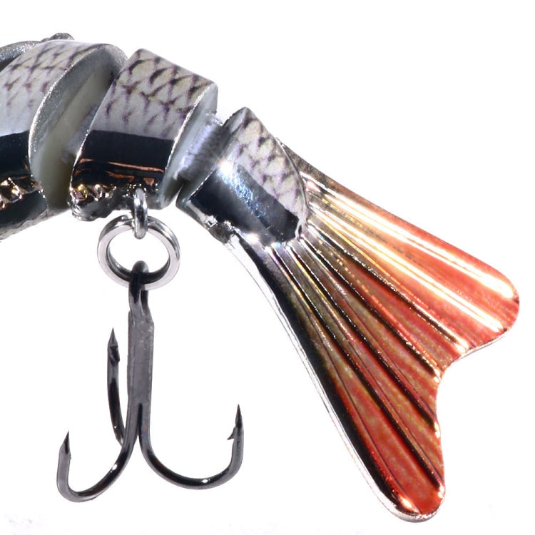 HENGJIA 10cm 24g Bionic Multi-Section Fish Bait Plastic Electroplating Bait, JM060 (5), JM060 (6), JM060 (1), JM060 (2), JM060 (3), JM060 (4)