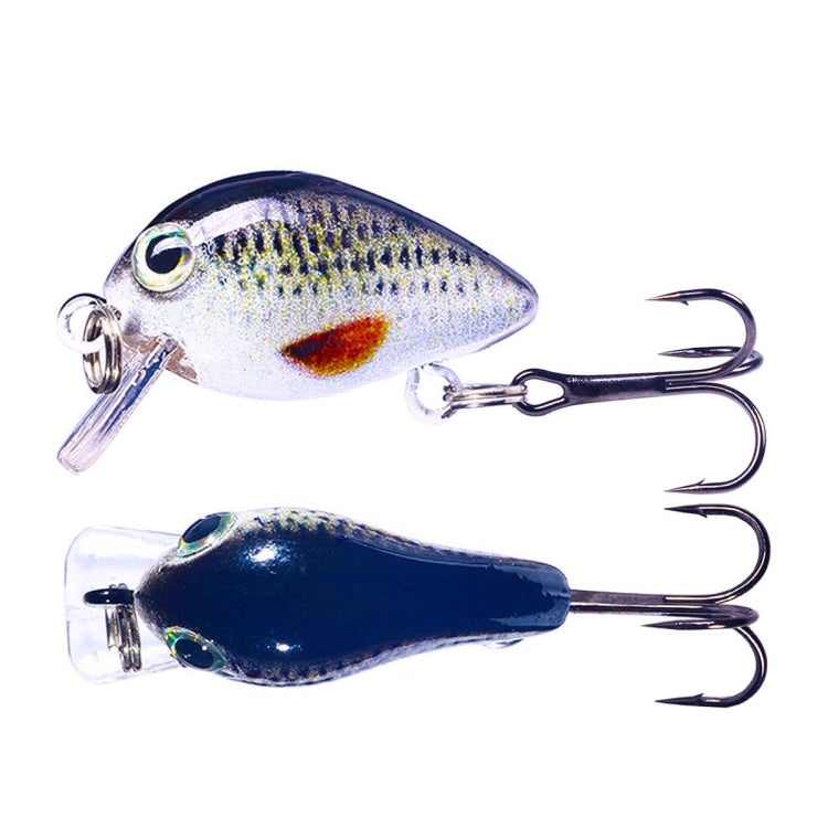 HENGJIA 2.5cm 1.5g schwimmend, „Little Fat“ Mikroobjekt, Mini-3D-gedruckter Luya-Köder