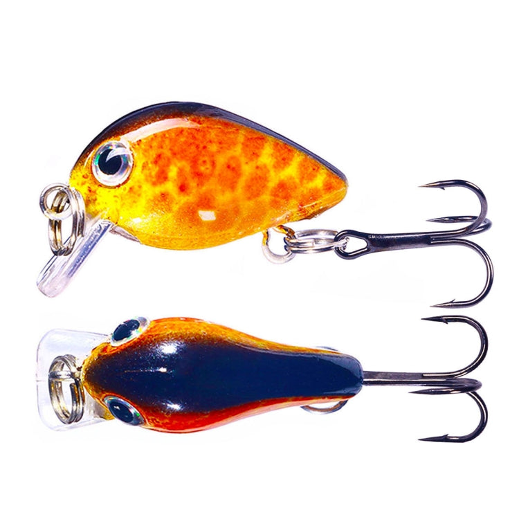 HENGJIA 2.5cm 1.5g schwimmend, „Little Fat“ Mikroobjekt, Mini-3D-gedruckter Luya-Köder