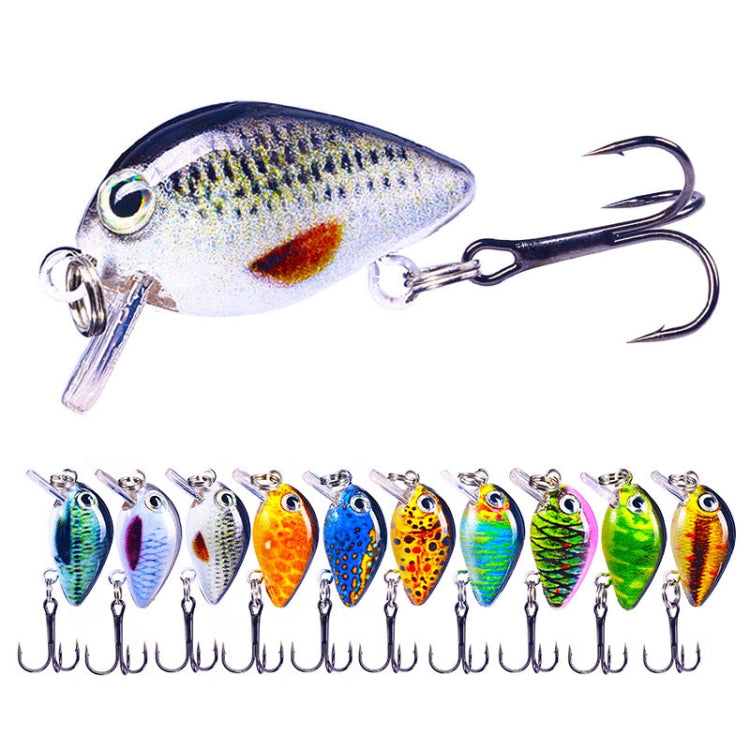 HENGJIA 2.5cm 1.5g schwimmend, „Little Fat“ Mikroobjekt, Mini-3D-gedruckter Luya-Köder
