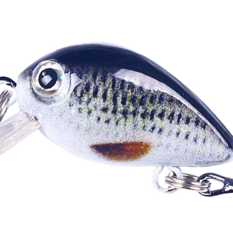 HENGJIA 2.5cm 1.5g schwimmend, „Little Fat“ Mikroobjekt, Mini-3D-gedruckter Luya-Köder