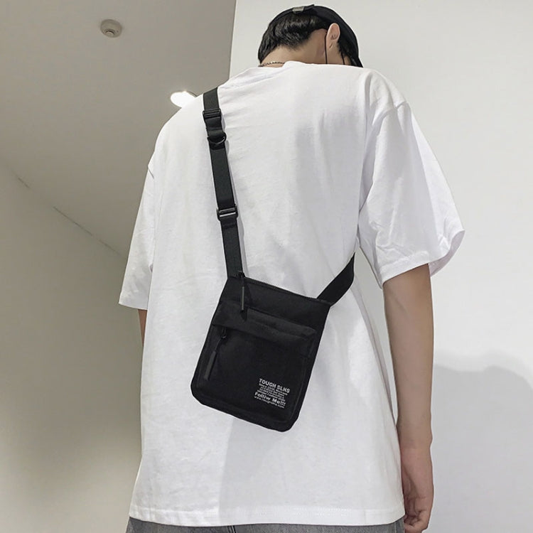 WEPOWER Men Messenger Bag Small Shoulder Bag Crossbody Phone Bag Outdoor Black