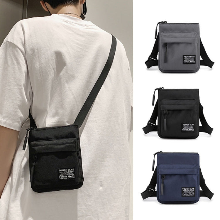 WEPOWER Men Messenger Bag Small Shoulder Bag Crossbody Phone Bag Outdoor Black