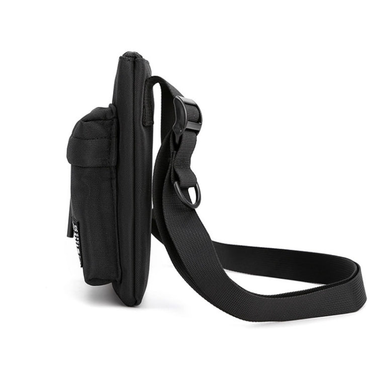 WEPOWER Men Messenger Bag Small Shoulder Bag Crossbody Phone Bag Outdoor Black