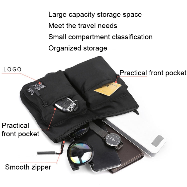 Men Chest Bag Crossbody Sling Backpack Sports Shoulder Bag