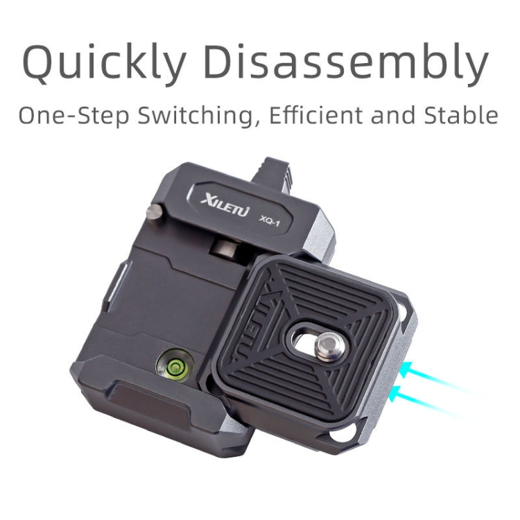XILETU  PQ-38 Quick Release Plate Base Tripod Slider Mount Adapter, PQ-38 Quick Release Plate