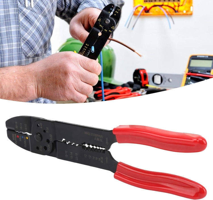 Multifunctional Cable Stripping Manual Crimping Pliers(HS-313)