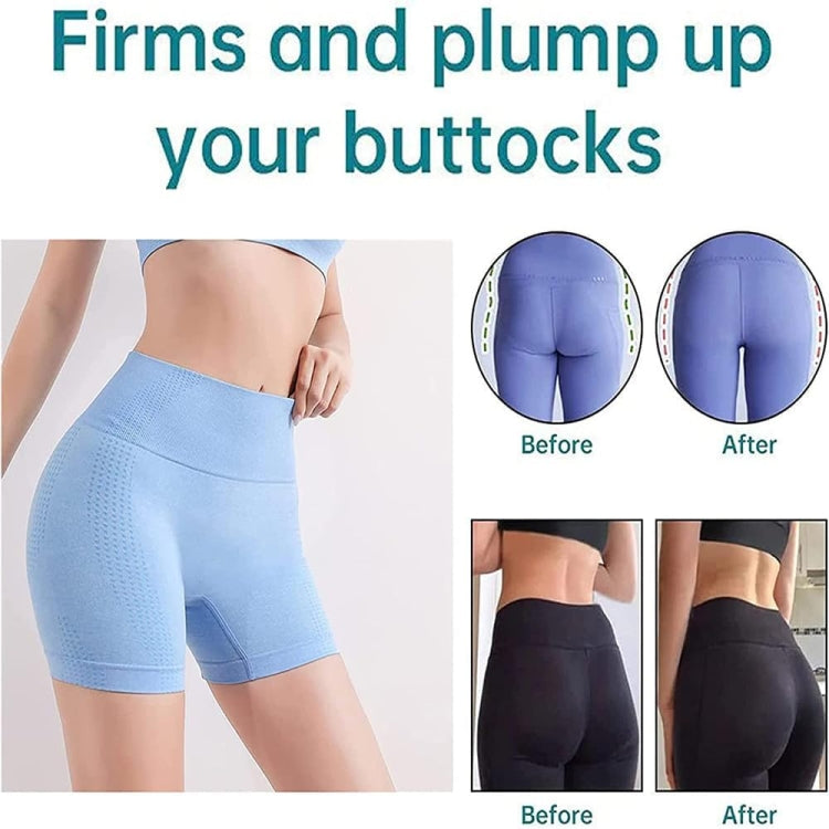 Women Fitness Sports Butt Lifting Shorts Shaping Beauty External Wear Leggings, Size: L/XL(Dark Gray)