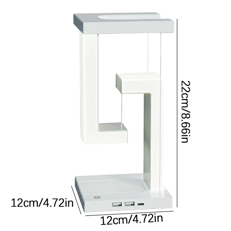 Kabellose Anti-Schwerkraft-Tischleuchte mit Ladefunktion, LED-Licht, Wohndekoration