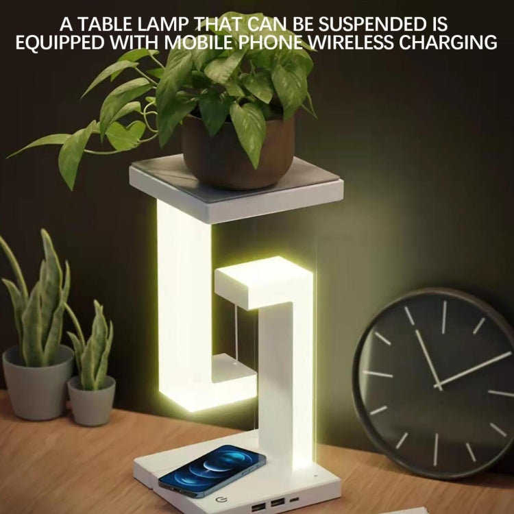 Kabellose Anti-Schwerkraft-Tischleuchte mit Ladefunktion, LED-Licht, Wohndekoration